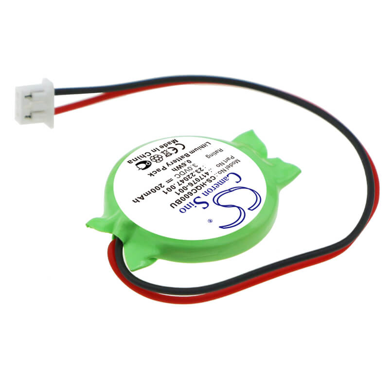 3.0V, 200mAh, Lithium Battery fits Compaq, Presario Cq50, Presario Cq60, 0.6Wh