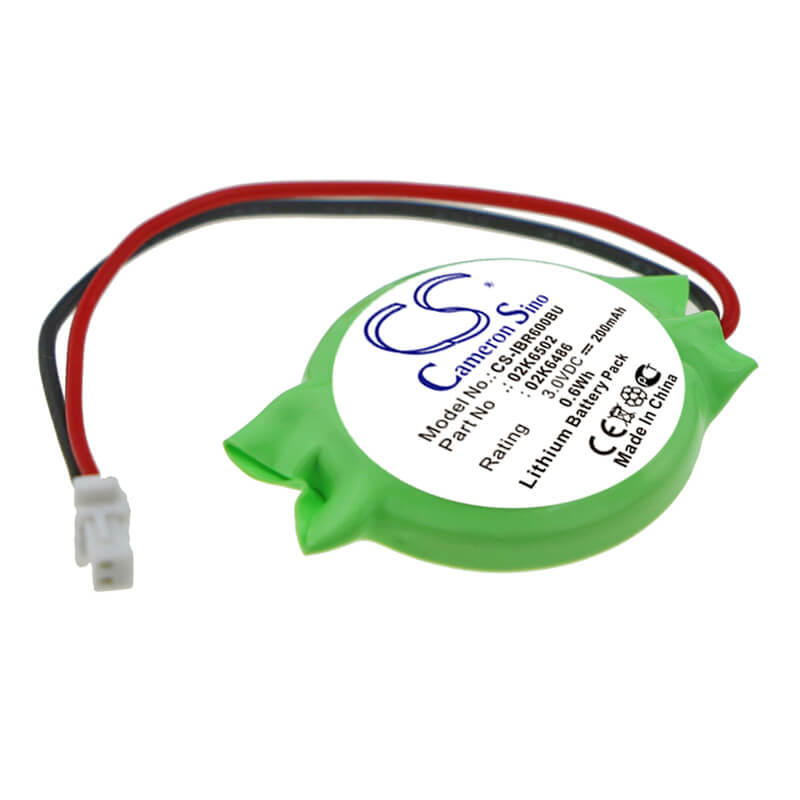 3.0V, 200mAh, Lithium Battery fits Ibm, Thinkpad 1400i 2621-rr5, Thinkpad 2645, 0.6Wh