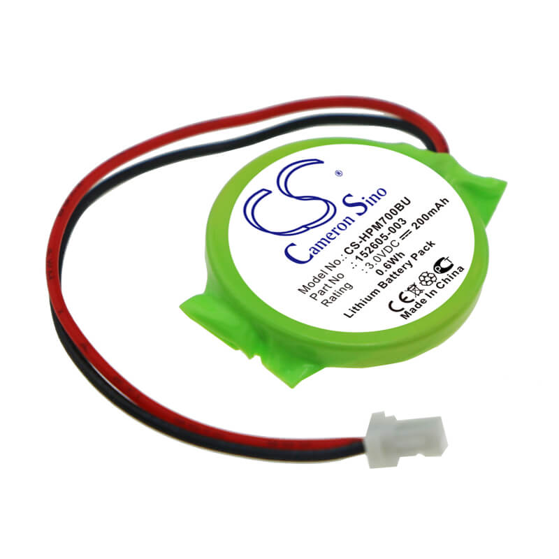 3.0V, 200mAh, Lithium Battery fits Hp, Armada E500, Armada E700, 0.6Wh