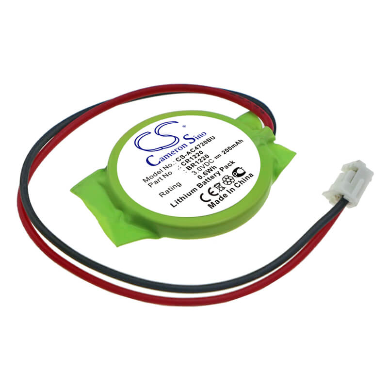 3.0V, 200mAh, Lithium Battery fits Acer, Aspire 4720, Aspire 4720z, 0.6Wh
