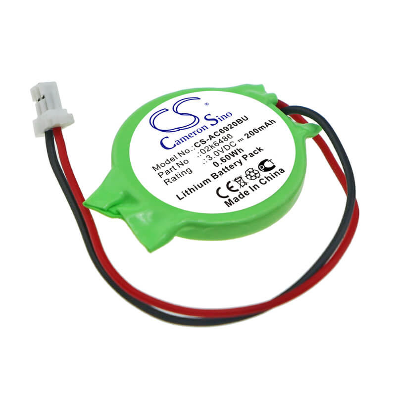 3.0V, 200mAh, Lithium Battery fits Hp, Mini 110, Mini 110 Mi Edition, 0.6Wh
