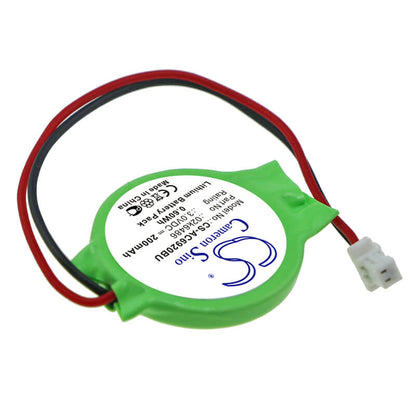 3.0V, 200mAh, Lithium Battery fits Panasonic, Toughbook Cf-18, Toughbook Cf-19, 0.6Wh