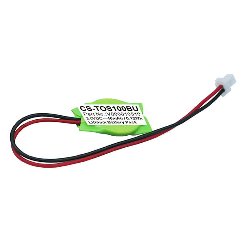 3.0V, 40mAh, Lithium Battery fits Toshiba, Tecra S1, Tecra S1 Pt831l-2t91l, 0.12Wh