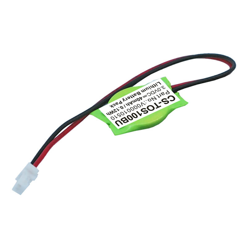 3.0V, 40mAh, Lithium Battery fits Toshiba, Tecra S1, Tecra S1 Pt831l-2t91l, 0.12Wh