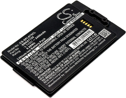 3.7V, 2400mAh, Li-ion Battery fits Spectralink, 8742, Pivot S8742, 8.88Wh