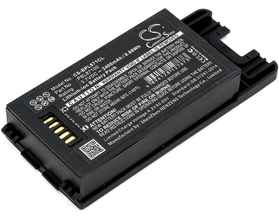 3.7V, 2400mAh, Li-ion Battery fits Spectralink, Pbl87410, Pivot 8741, 8.88Wh