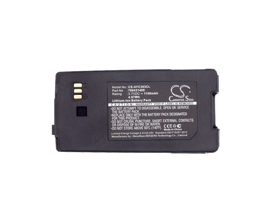 3.7V, 1100mAh, Li-ion Battery fits Avaya, 3216, 3631, 4.07Wh