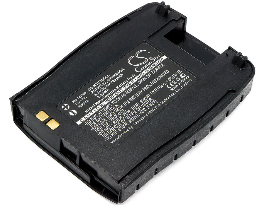 3.6V, 700mAh, Ni-MH Battery fits Nortel, A0628271, A0667371, 2.52Wh