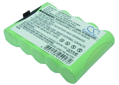 6.0V, 1500mAh, Ni-MH Battery fits Panasonic, Pqkk-10093, 9Wh