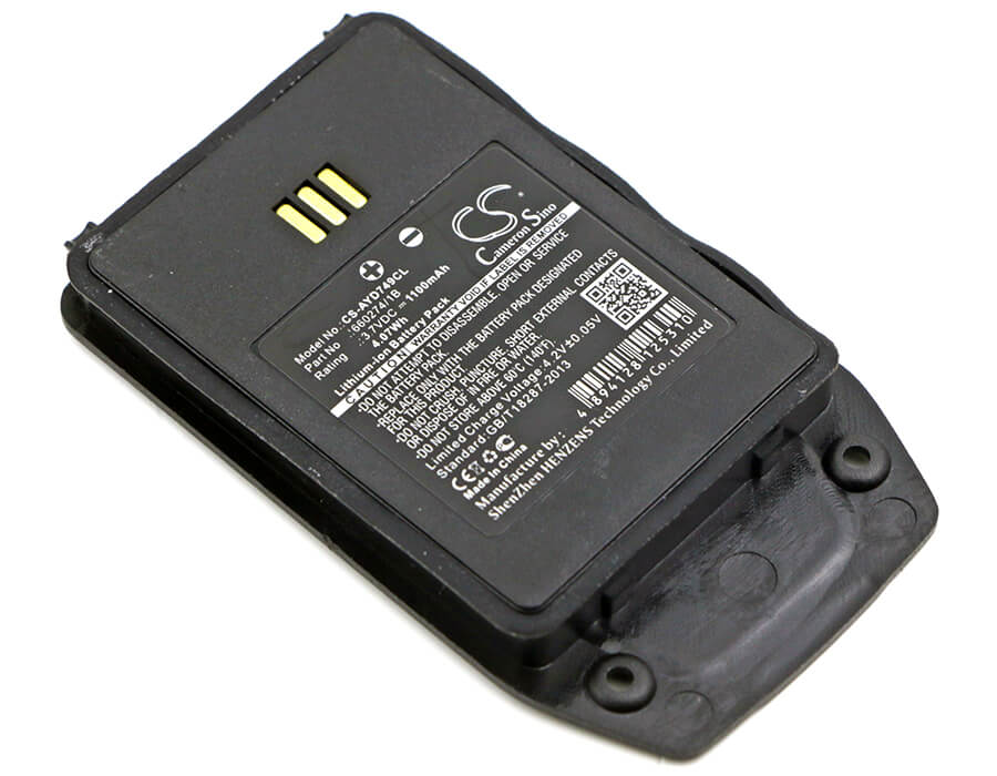3.7V, 1100mAh, Li-ion Battery fits Avaya, Dect 3749, Dt413, 4.07Wh