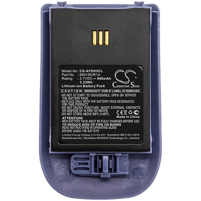 Blue, 3.7V, 900mAh, Li-ion Battery fits Alcatel, Omnitouch 8118, Omnitouch 8128, 3.33Wh