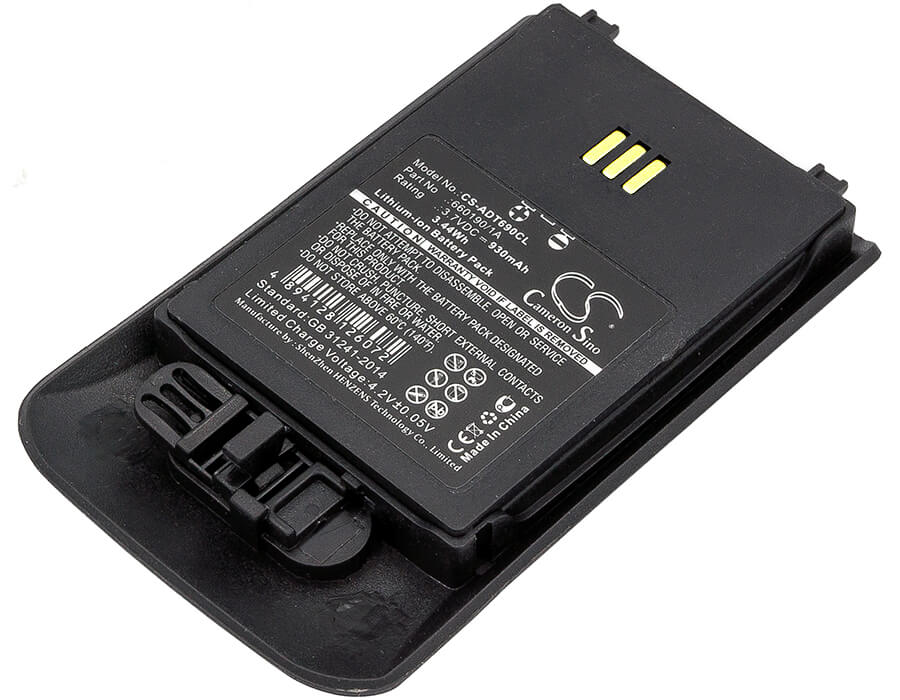 3.7V, 930mAh, Li-ion Battery fits Aastra, Dh4-baaa/2b, Dt690, 3.441Wh