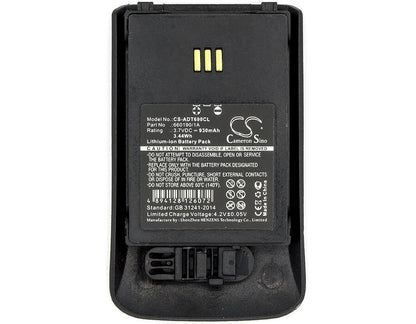 3.7V, 930mAh, Li-ion Battery fits Aastra, Dh4-baaa/2b, Dt690, 3.441Wh