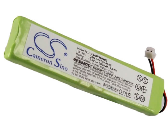 2.4V, 500mAh, Ni-MH Battery fits Grundig, Frame A, Frame Fr, 1.2Wh