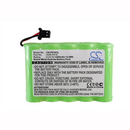 6.0V, 1500mAh, Ni-MH Battery fits Panasonic, Kx-tg4500, Kxtg4500b, 9Wh