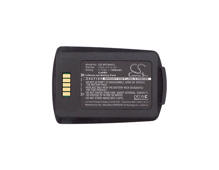 3.7V, 1200mAh, Li-ion Battery fits Spectralink, 8400, 8450, 4.44Wh