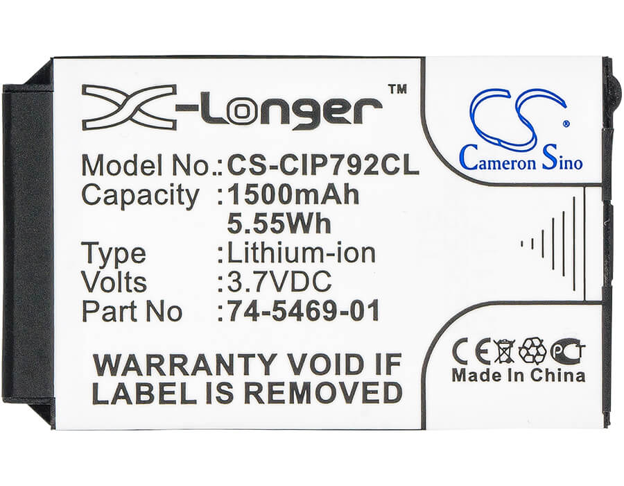CS-CIP792CL, Cordless Phone 3.7V, 1500mAh, Li-ion Battery fits Cisco, 7026g, 74-5468-01, 5.55Wh