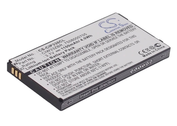 3.7V, 1100mAh, Li-ion Battery fits Cisco, Linksys Wip330, Wip330, 4.07Wh