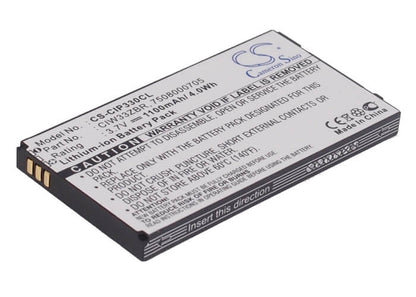 3.7V, 1100mAh, Li-ion Battery fits Cisco, Linksys Wip330, Wip330, 4.07Wh