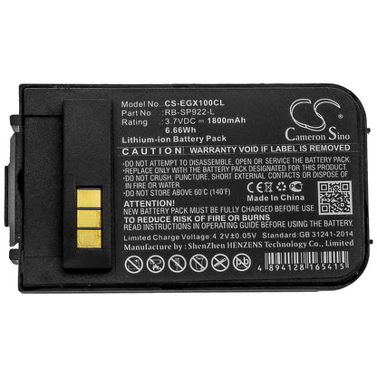 3.7V, 1800mAh, Li-ion Battery fits Engenius, Durafon 1x, Durafon 4x, 6.66Wh