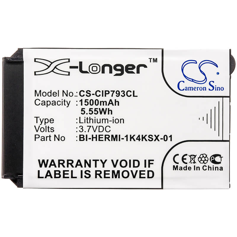 CS-CIP793CL, Cordless Phone 3.7V, 1500mAh, Li-ion Battery fits Cisco, 7026g, 74-5468-01, 5.55Wh
