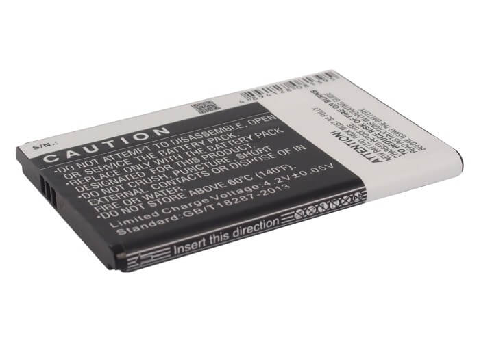 3.7V, 1750mAh, Li-ion Battery fits Panasonic, Kx-prx110, Kx-prx110gw, 6.475Wh