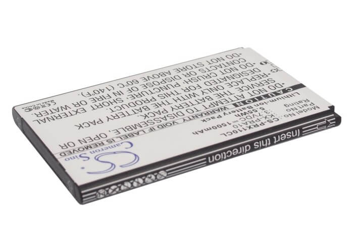 3.7V, 1500mAh, Li-ion Battery fits Panasonic, Kx-prx110, Kx-prx110gw, 5.55Wh