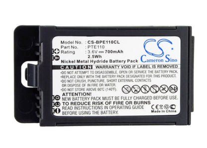 3.6V, 700mAh, Ni-MH Battery fits Nec, Univerge Mh110, 2.52Wh