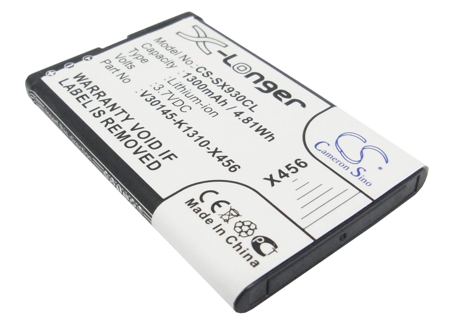 3.7V, 1300mAh, Li-ion Battery fits Telekom, Speedphone 701, 4.81Wh