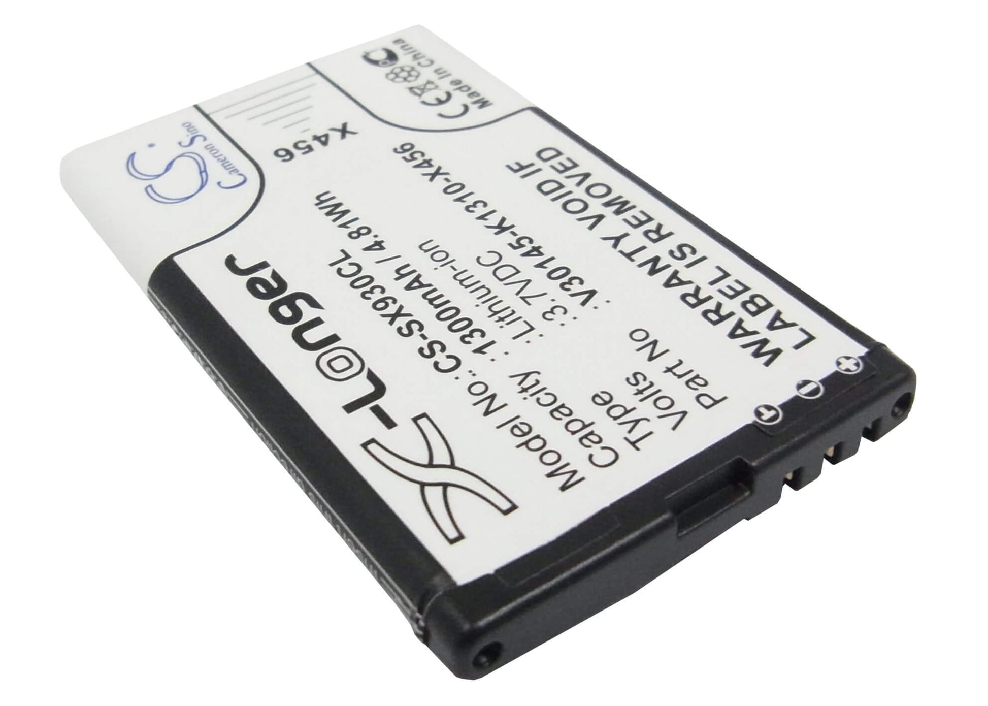 3.7V, 1300mAh, Li-ion Battery fits Telekom, Speedphone 701, 4.81Wh
