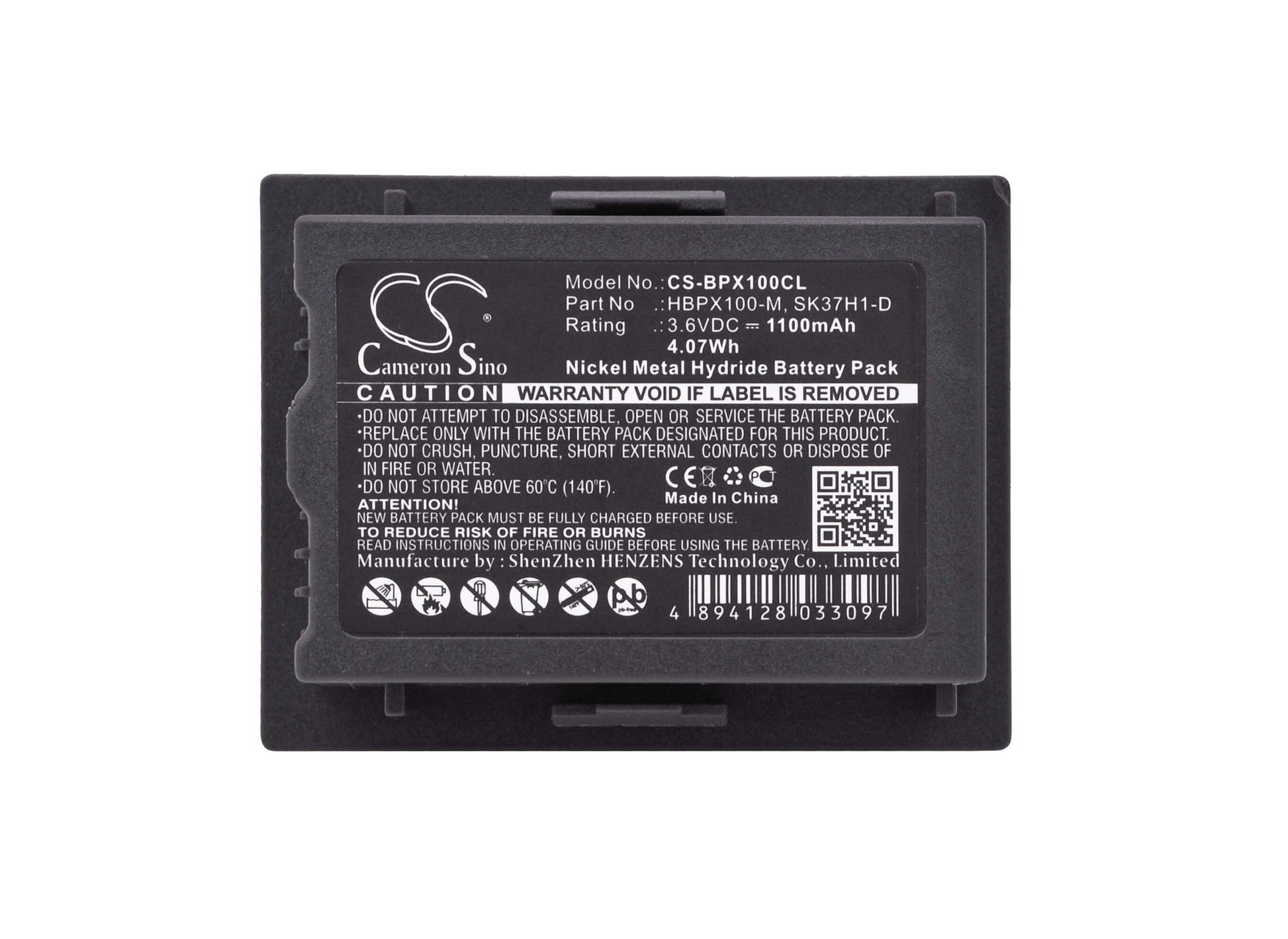 3.6V, 1100mAh, Ni-MH Battery fits Nec, Univerge 120, 3.96Wh