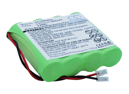 4.8V, 2000mAh, Ni-MH Battery fits Universel, Aa X 4, 9.6Wh