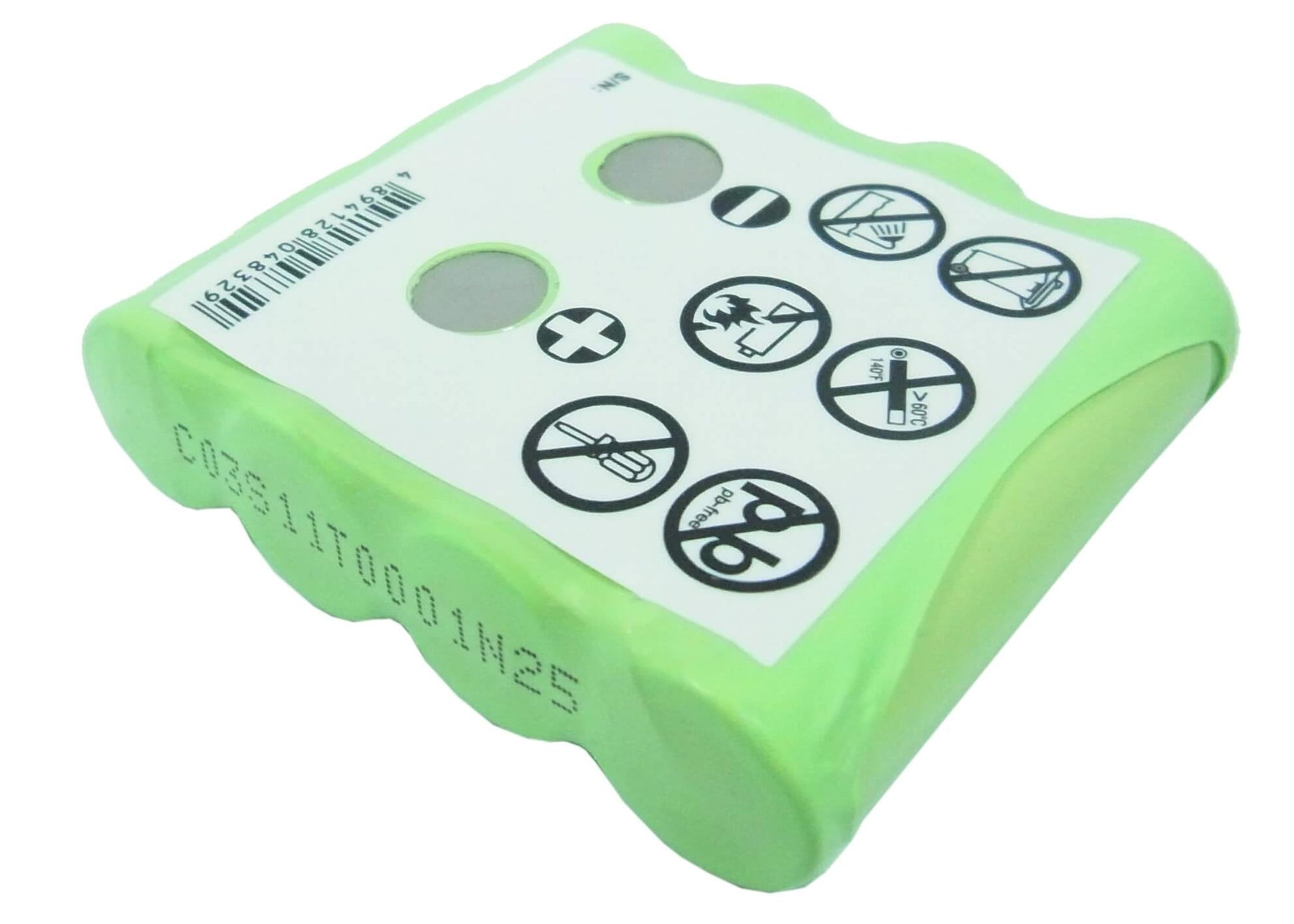 4.8V, 1800mAh, Ni-MH Battery fits Cobra, Cp 486s, 8.64Wh