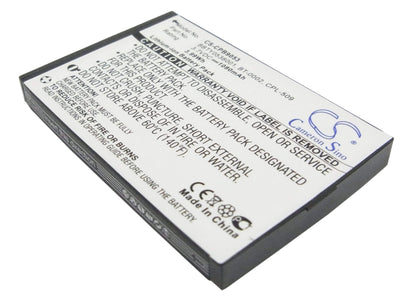 3.7V, 1080mAh, Li-ion Battery fits Uniden, Elbt585, Elbt-585, 3.996Wh