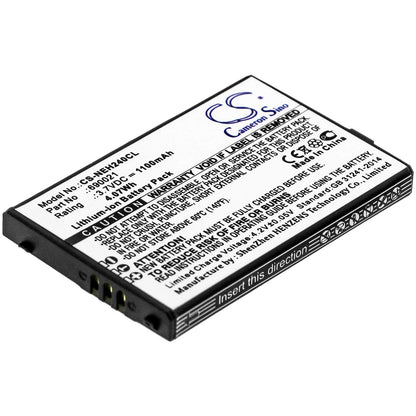 3.7V, 1100mAh, Li-ion Battery fits Nec, Mh240, 4.07Wh