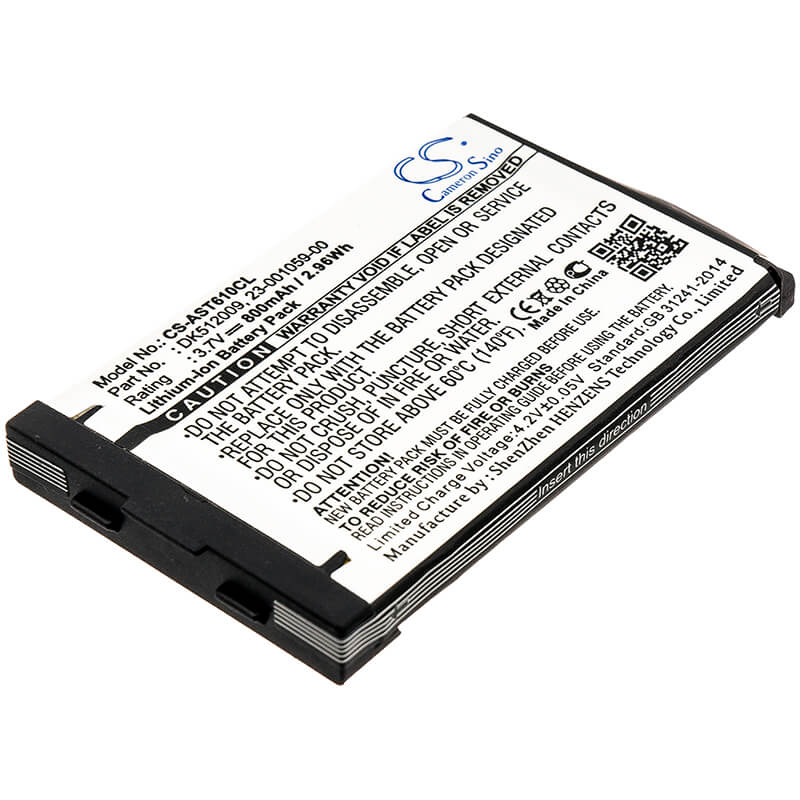 3.7V, 800mAh, Li-ion Battery fits Detewe, 600d, 610d, 2.96Wh