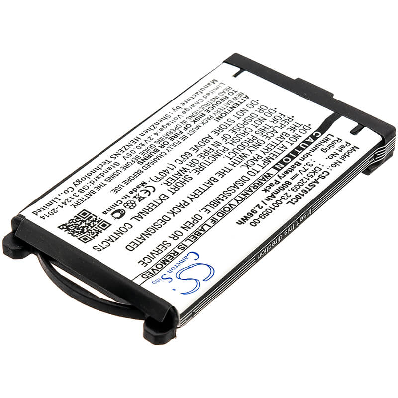 3.7V, 800mAh, Li-ion Battery fits Telekom, Comfort Pro Cm 500, 2.96Wh