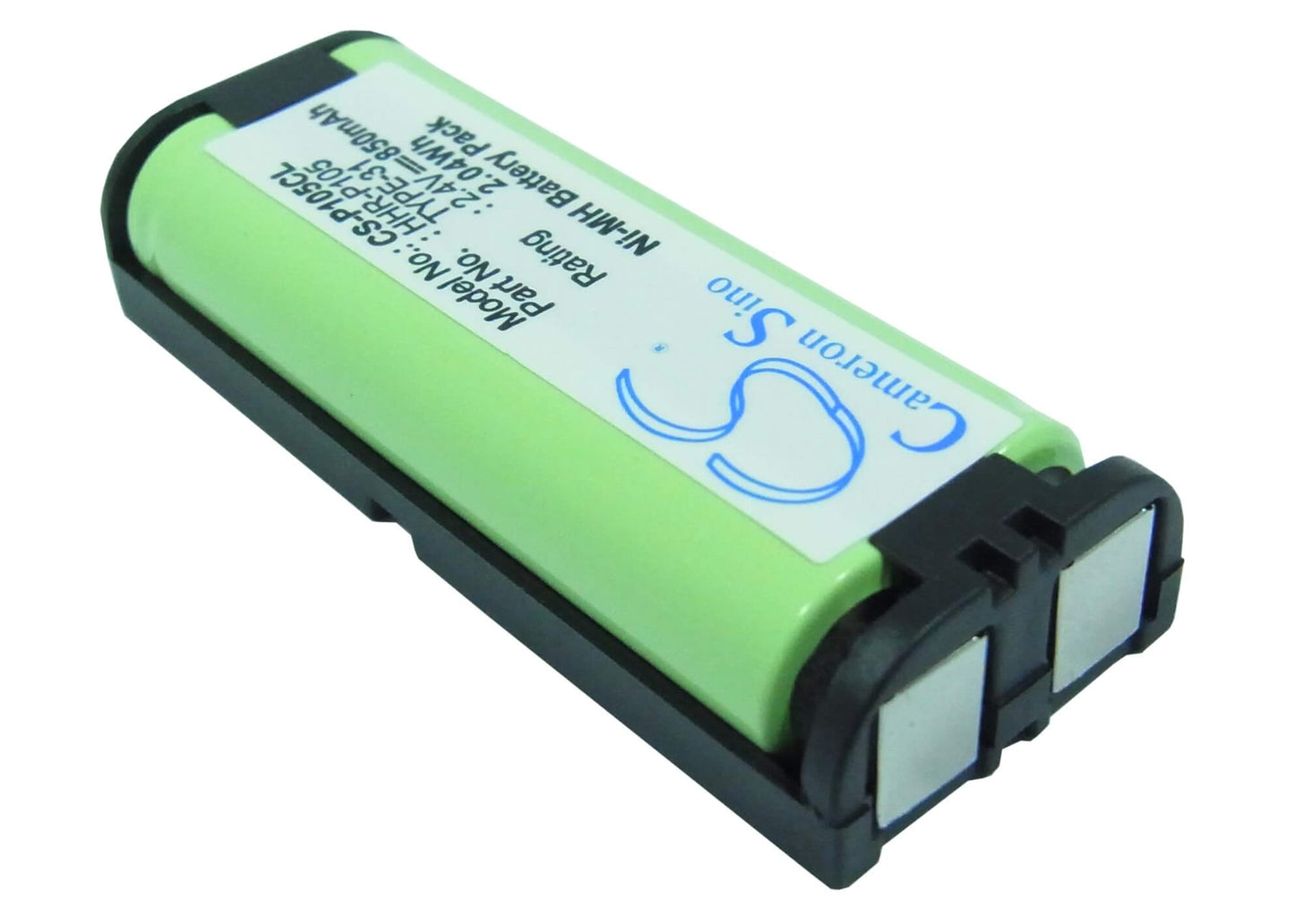 2.4V, 850mAh, Ni-MH Battery fits Muraphone, Kxfg2451, Kx-fg2451, 2.04Wh