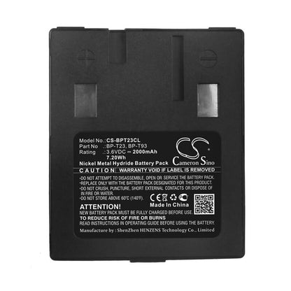 CS-BPT23CL, Cordless Phone 3.6V, 2000mAh, Ni-MH Battery fits Bell South, Bs2931, Tl6502, 7.2Wh