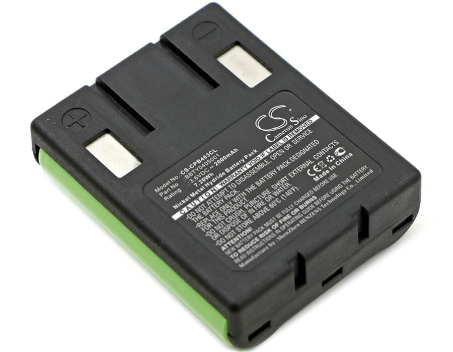CS-CPB483CL, Cordless Phone 3.6V, 2000mAh, Ni-MH Battery fits Bell South, Bs2931, Tl6502, 7.2Wh