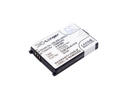 3.7V, 1300mAh, Li-ion Battery fits Siemens, Active M1, Gigaset 4000 Micro, 4.81Wh