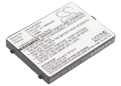 3.7V, 1000mAh, Li-ion Battery fits Cisco, Linksys Wip300, Wip320, 3.7Wh