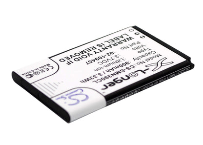 3.7V, 900mAh, Li-ion Battery fits Swisstone, Bbm 320, Bbm 320c, 3.33Wh