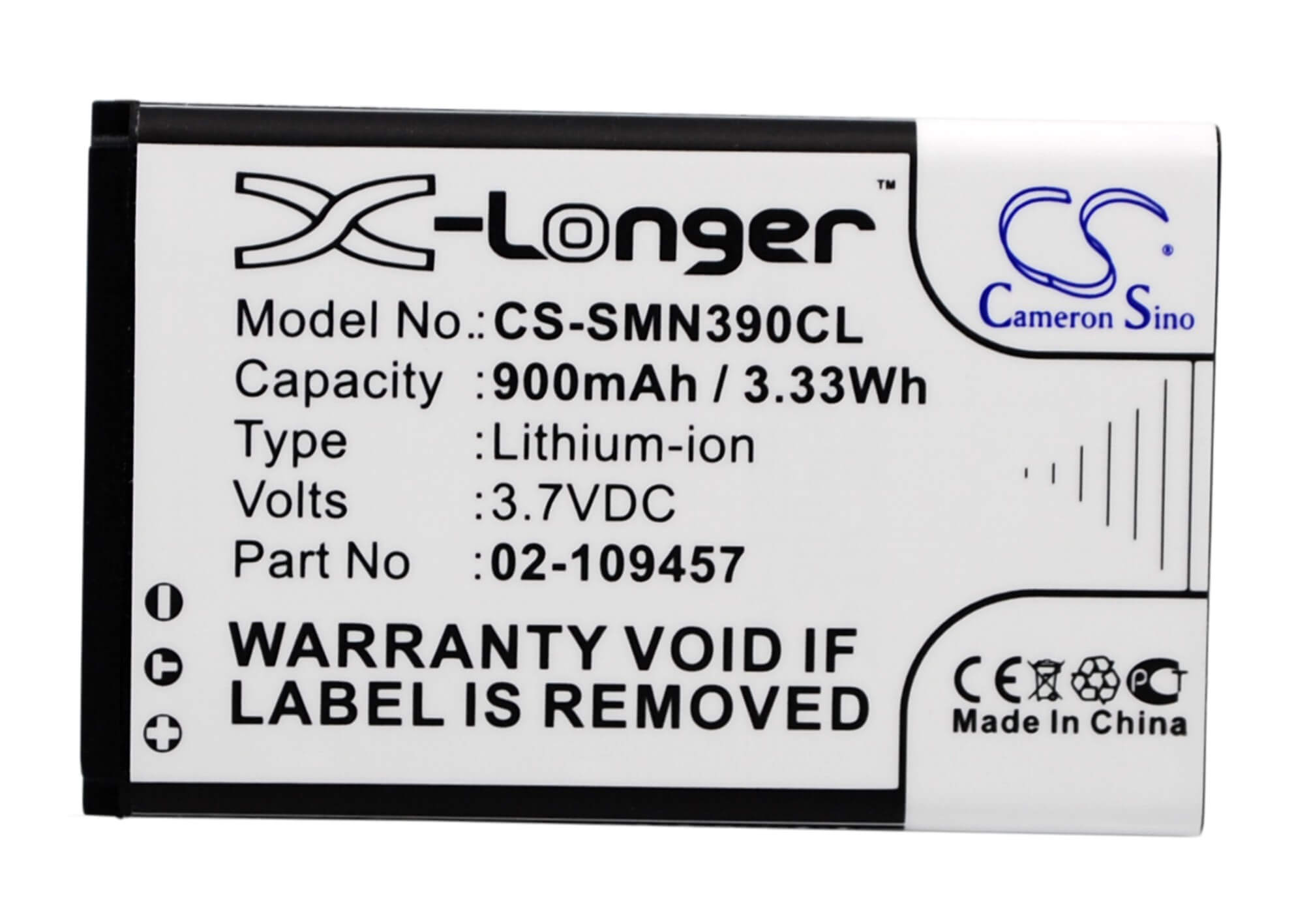 3.7V, 900mAh, Li-ion Battery fits Grandstream, Dp720, Dp750, 3.33Wh