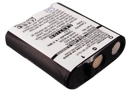 3.6V, 1200mAh, Ni-MH Battery fits Radio Shack, 23-965, 43-9002, 4.32Wh