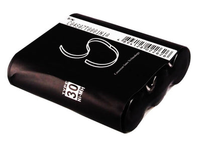 3.6V, 1200mAh, Ni-MH Battery fits Radio Shack, 23-965, 43-9002, 4.32Wh