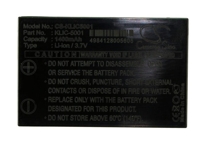 Cordless Phone 3.7V, 1400mAh, Li-ion Battery fits Nec, Nsio-1000, 5.18Wh