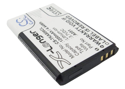 Cordless Phone 3.7V, 1200mAh, Li-ion Battery fits Vertical, Cp2001 Ip Dect, Rtx Ct8010, 4.44Wh