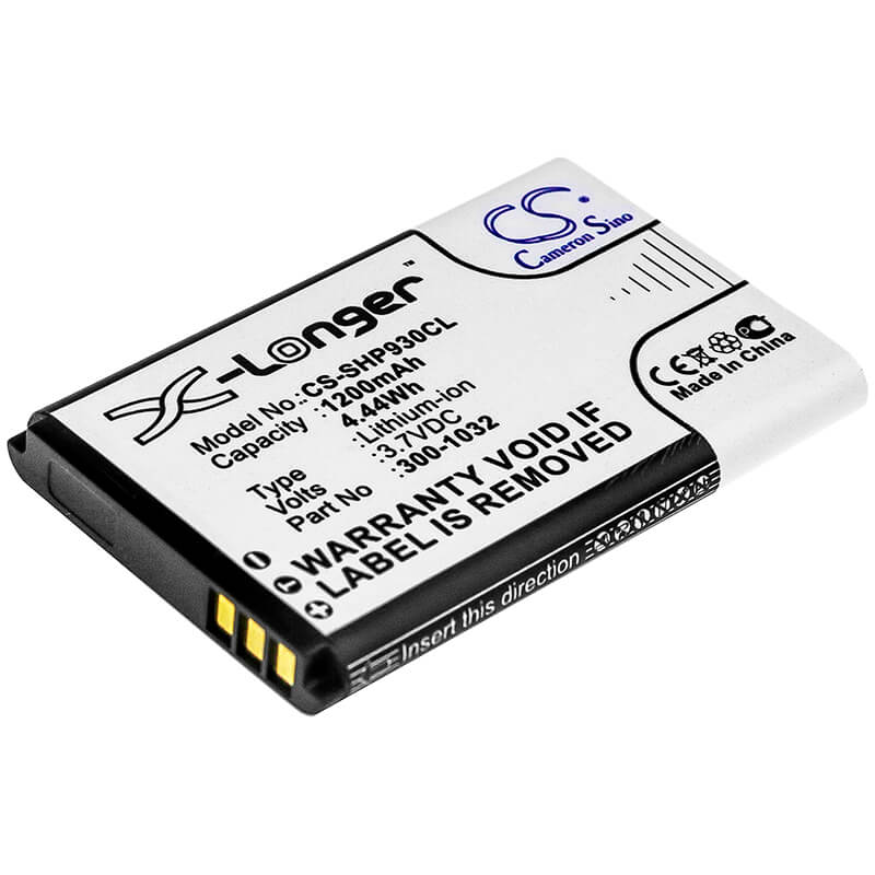3.7V, 1200mAh, Li-ion Battery fits Shoretel, Ip930d, 4.44Wh