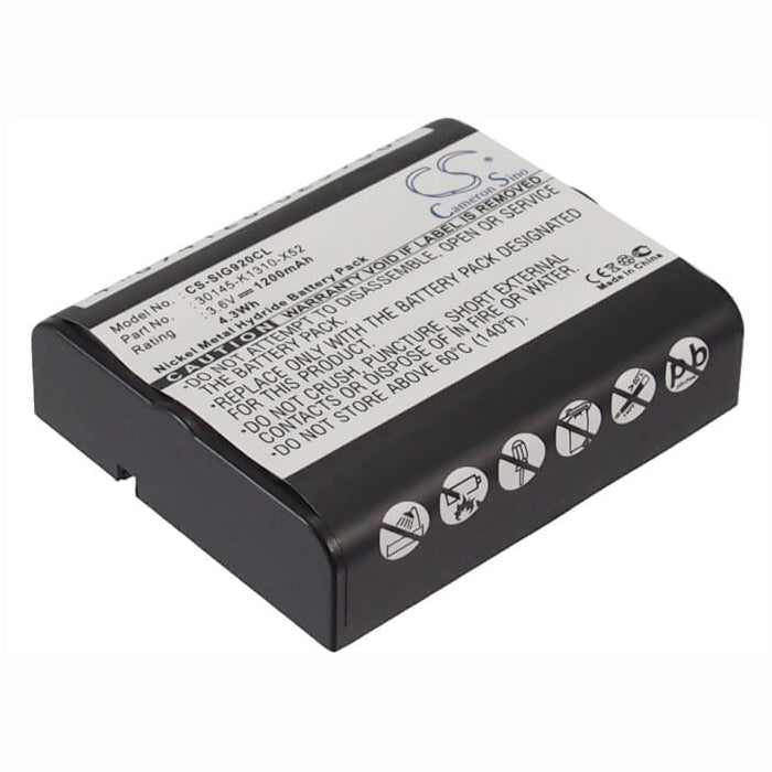 3.6V, 1200mAh, Ni-MH Battery fits Grundig, Cp500, Cp510, 4.32Wh